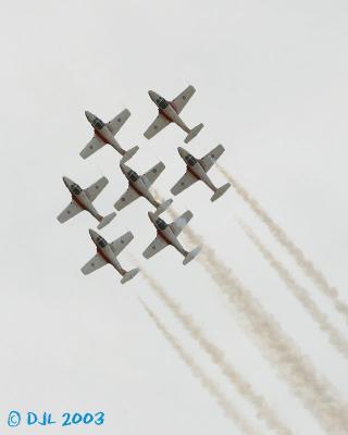 Five ship barrel roll