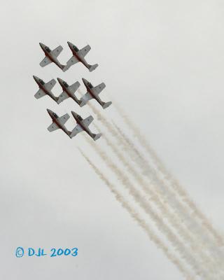 Five ship barrel roll