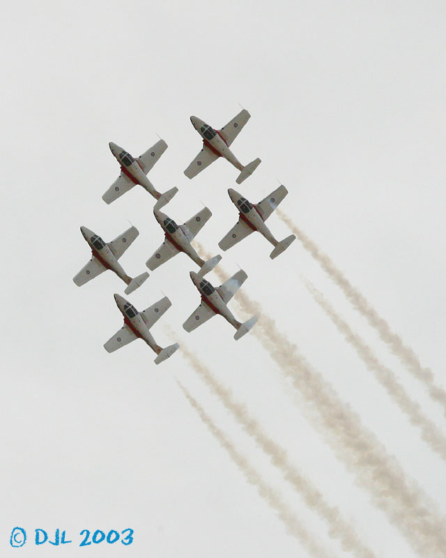 Five ship barrel roll