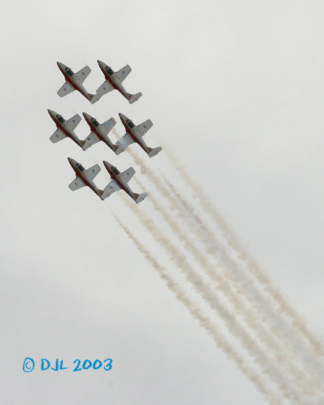 Five ship barrel roll