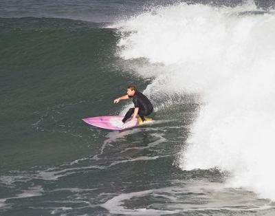 Surfer at Winkipop