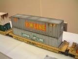 Excellent weathering on this YM Lines container