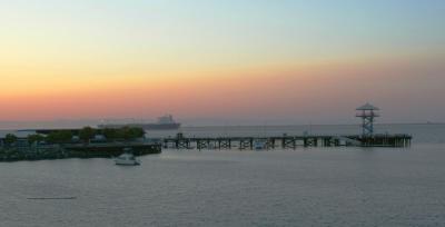 Sunset over Port Angeles Washington