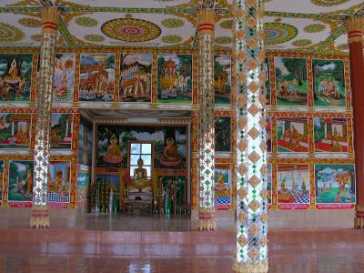 Temple interior artwork