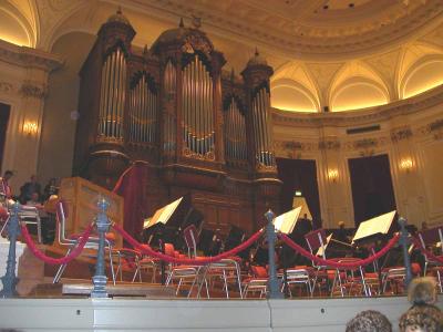 Inside the Concertogebouw, Amsterdam, the Netherlands