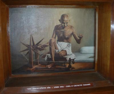 Spinning for a cause, Mahatma Gandhi, Sabarmati Ashram, Gujarat