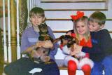 X-MAS, 04--Clayton, Emma, Noah & dogs