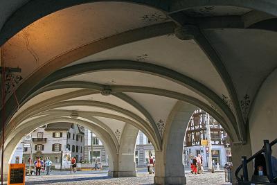 a shadowed place in Lucerne