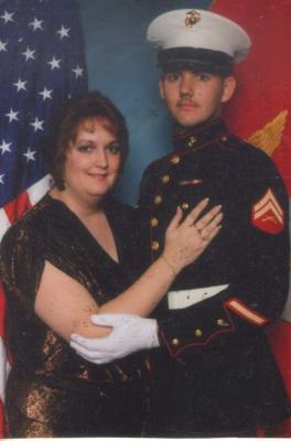 my ex-wife and I - USMC Ball 1992