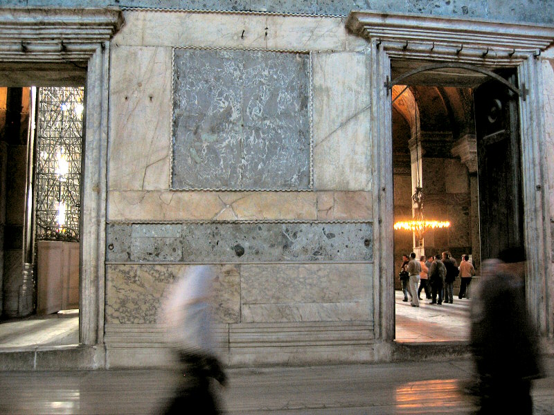 Hagia Sophia, inside, near entrance