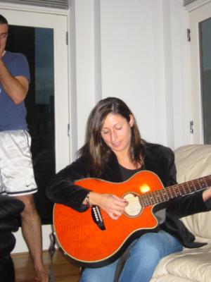 Nicole closely watched by the master