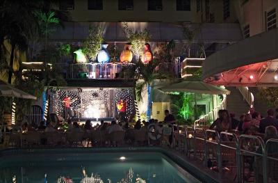 Ocean Drive poolside night club