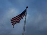 flag after a storm