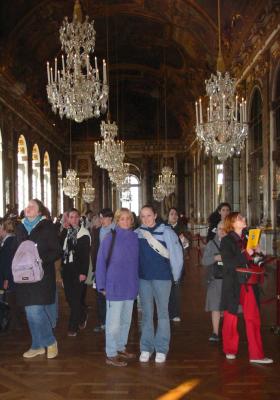 Hall of Mirrors Versaille.. Sam's 16 BD trip 2003