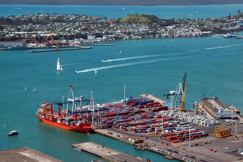Auckland container terminal