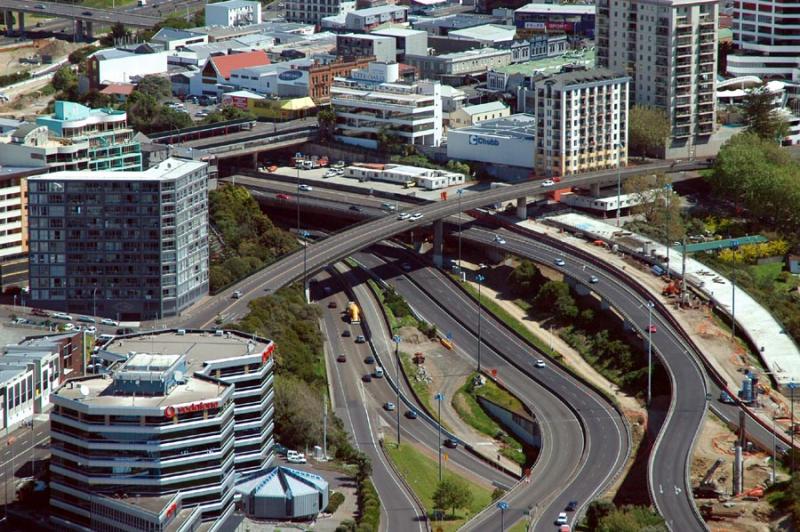 Motorway in Auckland
