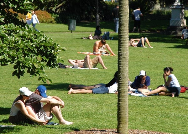 A splendid day in Albert Park