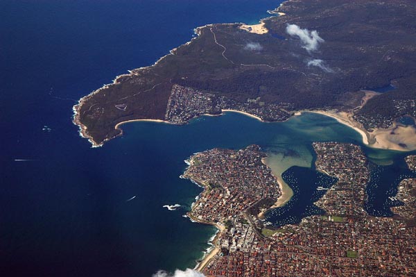 Cronulla and Royal National Park south of Sydney