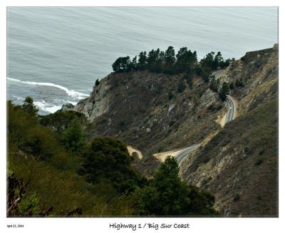 Highway 1 along the coast