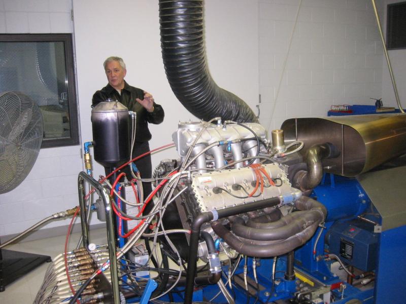 Turbocharged Cosworth on Dyno