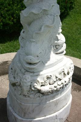 Dolphin Fountain Base, From Beckwith Collection