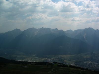 view of Lienz and the Dolomiten