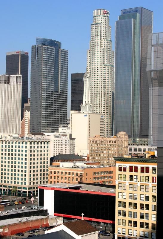 The view from my hotel windo in Little Tokyo