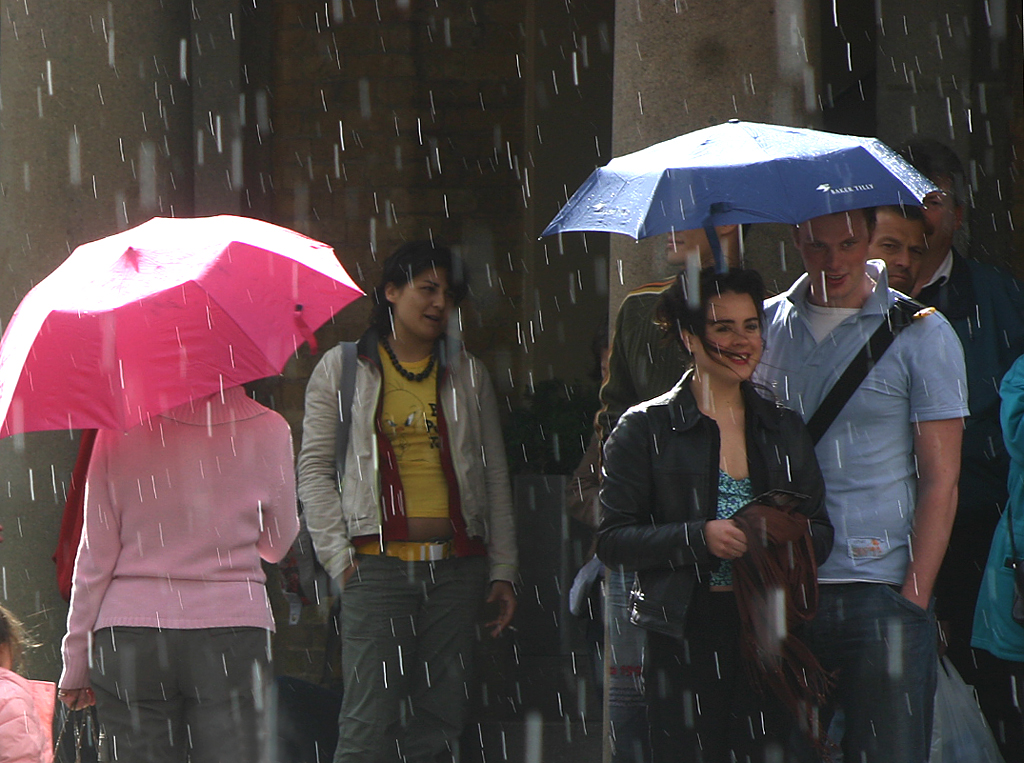 Enjoying the Rain