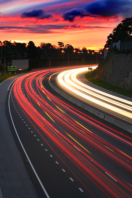 <b>9th Place:</b>  Speeding Home at Dusk*