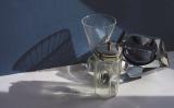Empty Glass and Shadows