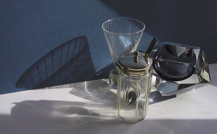 Empty Glass and Shadows
