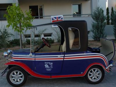 An Englishman in Athens moves around in style...