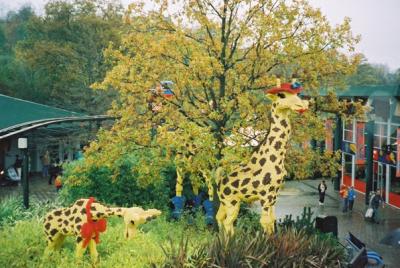Some 'Giraffes' at Legoland in Windsor.