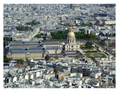 Les Invalides from the Eiffel Tower