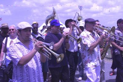 Double Nine High Steppers and Original Four SAPC's with the New Orleans Night Crawlers Brass Band