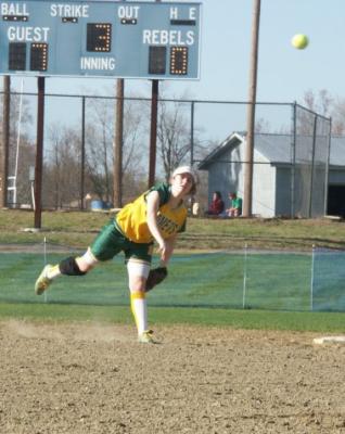 Lyndsi Throws to 1st