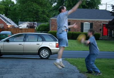 After dinner basketball.