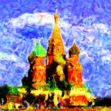 St. Basil on Red Square in Moscow