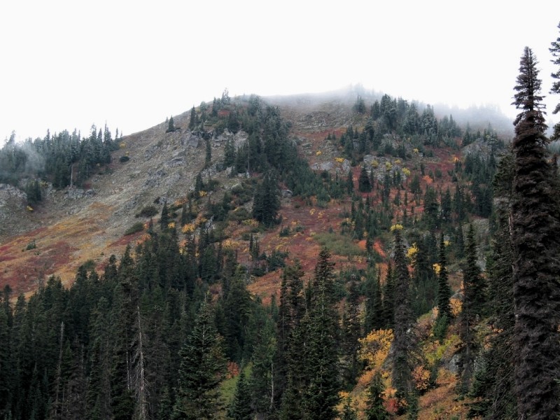 Clouds Spilling over Ridge