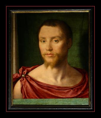 Portrait d'homme  l'antique , par Felix CHRETIEN