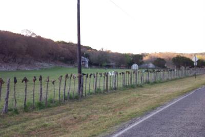 Boot Hill fence is almost 1/8 mile long