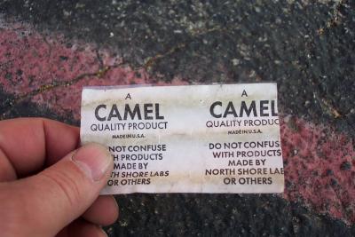 Now I pull out my Camel brand tire plugs