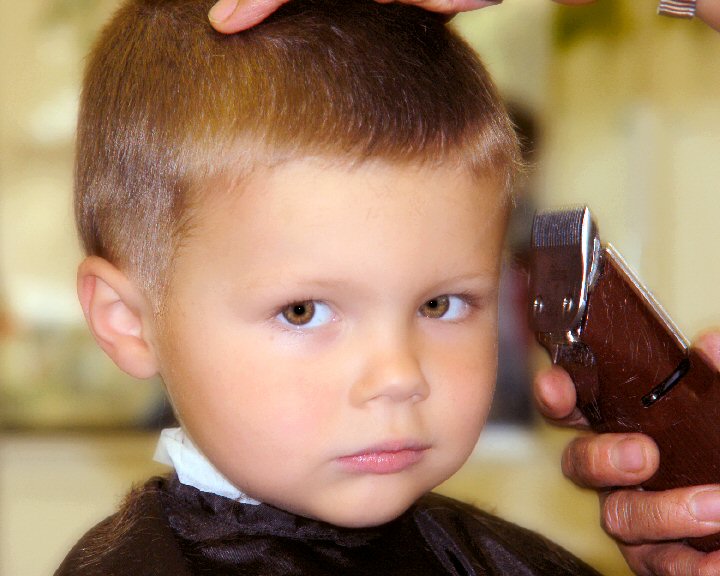 Brother holding still