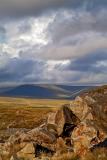 Stormy skies from Cefn Cadlan