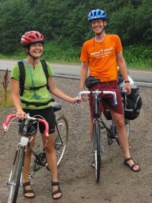 Gudrun and Dirk - Honeymooning on the Cabot Trail -- link to Boston article inside
