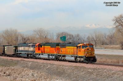BNSF 8840 East At West Barr, CO