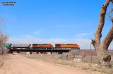 BNSF 4463 East Near Hudson, CO