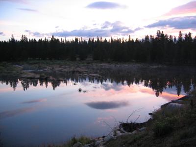 Sunrise from Fish Hatchery Crew Access Area