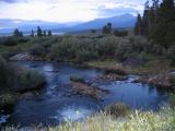 Sunrise looking west from Fish Hatchery Crew Access Area