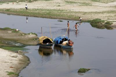 Swimming in the Yamuna River